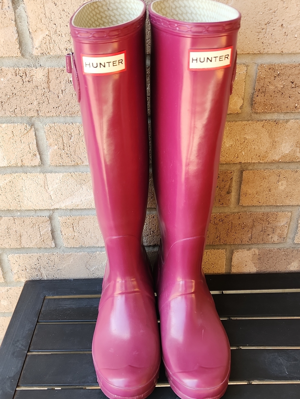 Hunter Women's Tall Rain Boots - Magenta Eu 40 W 9